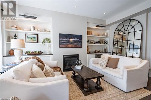 190 Dorval Drive, Oakville, ON - Indoor Photo Showing Living Room With Fireplace