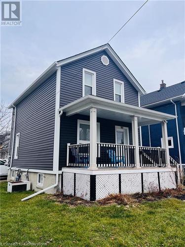 4945 Maple Street, Niagara Falls, ON - Outdoor With Deck Patio Veranda With Facade