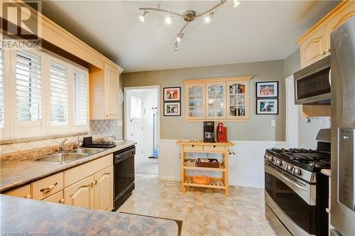 3 Joysey Street, Brantford, ON - Indoor Photo Showing Kitchen With Double Sink