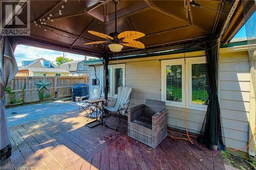 42 Emilie Street, Brantford, ON - Outdoor With Deck Patio Veranda With Exterior