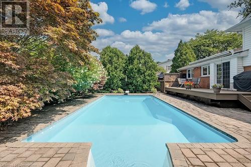 3159 South Drive, Burlington, ON - Outdoor With In Ground Pool With Deck Patio Veranda