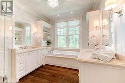 Luxurious Ensuite w/Double Vanities, Steam Shower & Water Closet for the blissful Toto. - 