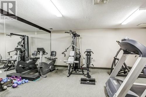 EXERCISE ROOM - 1998 Ironstone Drive Unit# 409, Burlington, ON - Indoor Photo Showing Gym Room