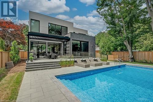 185 Valleyview Drive, Ancaster, ON - Outdoor With In Ground Pool