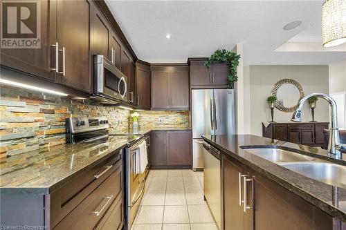 165 Woodway Trail, Simcoe, ON - Indoor Photo Showing Kitchen With Double Sink With Upgraded Kitchen