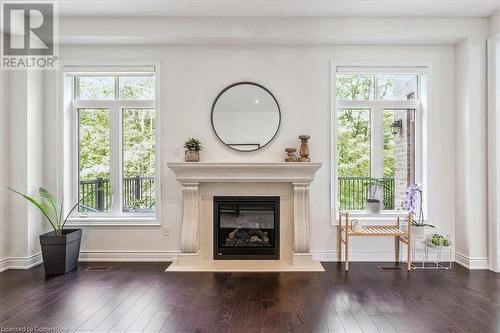 912 Forest Creek Court, Kitchener, ON - Indoor Photo Showing Living Room With Fireplace