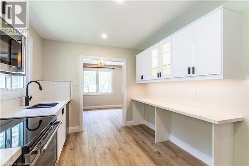 2437 Exeter Crescent, Burlington, ON - Indoor Photo Showing Kitchen With Double Sink