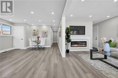 170 Cedardale Avenue, Stoney Creek, ON - Indoor Photo Showing Living Room With Fireplace