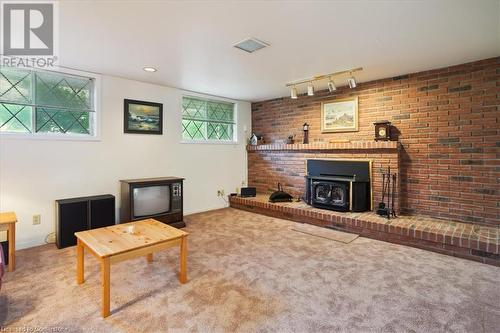 574 Bridle Wood, Burlington, ON - Indoor Photo Showing Living Room With Fireplace