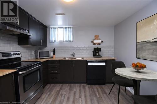 26 Hatton Drive, Ancaster, ON - Indoor Photo Showing Kitchen With Double Sink