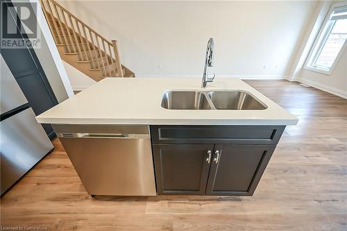 14 Bayberry Lane, Hamilton, ON - Indoor Photo Showing Kitchen With Double Sink