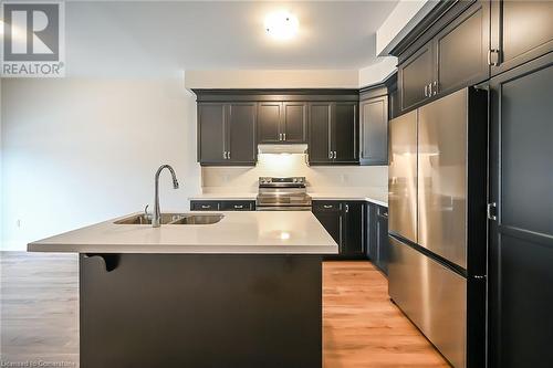 14 Bayberry Lane, Hamilton, ON - Indoor Photo Showing Kitchen With Stainless Steel Kitchen With Double Sink With Upgraded Kitchen