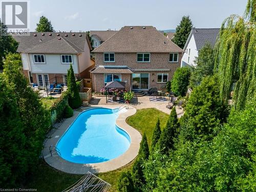 2247 Pathfinder Drive, Burlington, ON - Outdoor With In Ground Pool With Deck Patio Veranda