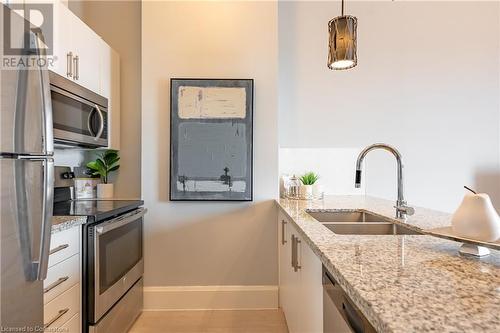 112 King Street E Unit# Lph01, Hamilton, ON - Indoor Photo Showing Kitchen With Double Sink With Upgraded Kitchen