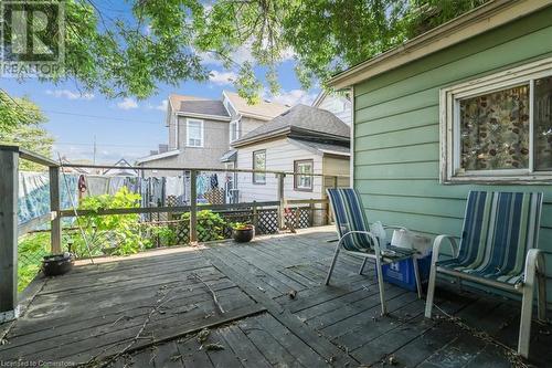 15 Edgar Street, Hamilton, ON - Outdoor With Deck Patio Veranda With Exterior