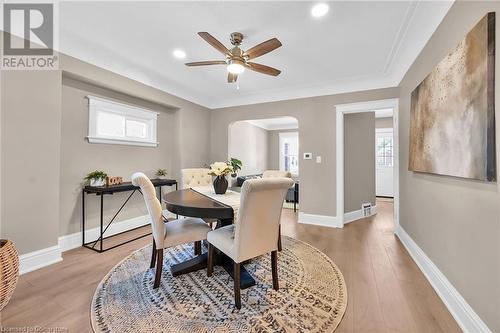 145 Connaught Avenue N, Hamilton, ON - Indoor Photo Showing Dining Room