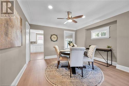 145 Connaught Avenue N, Hamilton, ON - Indoor Photo Showing Dining Room