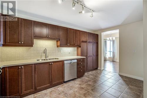 3000 Creekside Drive Unit# 801, Dundas, ON - Indoor Photo Showing Kitchen With Double Sink