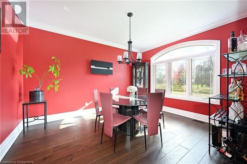 1897 Concession 8 Road W, Hamilton, ON - Indoor Photo Showing Dining Room