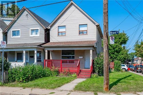 25 Brant Street, Hamilton, ON - Outdoor With Deck Patio Veranda With Facade