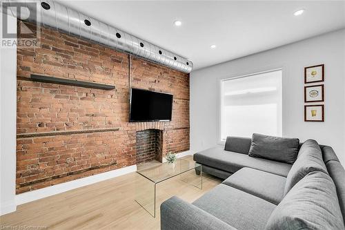 198 Dundurn Street S, Hamilton, ON - Indoor Photo Showing Living Room With Fireplace