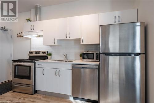 269 Sunview Street Unit# 102, Waterloo, ON - Indoor Photo Showing Kitchen With Double Sink