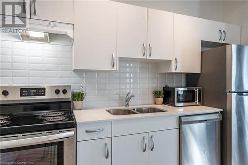 269 Sunview Street Unit# 102, Waterloo, ON - Indoor Photo Showing Kitchen With Double Sink