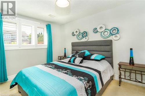 Lower level bedroom 3 - 91 Hedge Lawn Drive, Grimsby, ON - Indoor Photo Showing Bedroom