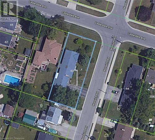 Lot Overview - 43 Norwich Road, Stoney Creek, ON - Other