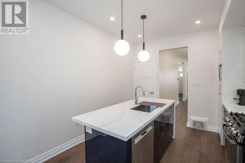 77 William Street, Hamilton, ON - Indoor Photo Showing Kitchen With Upgraded Kitchen