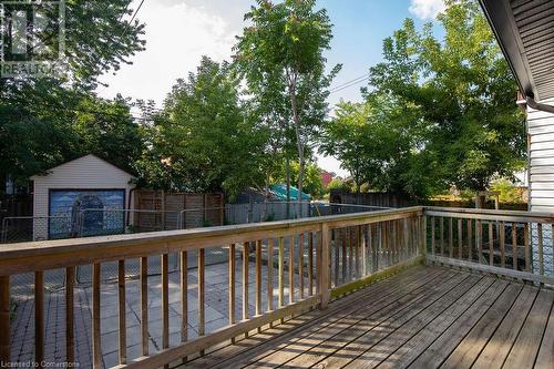 77 William Street, Hamilton, ON - Outdoor With Deck Patio Veranda With Exterior