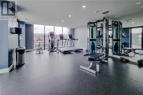 15 Queen Street S Unit# 1503, Hamilton, ON - Indoor Photo Showing Gym Room