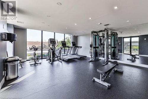 15 Queen Street S Unit# 1503, Hamilton, ON - Indoor Photo Showing Gym Room