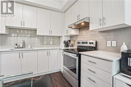 320 Plains Road E Unit# 211, Burlington, ON - Indoor Photo Showing Kitchen With Upgraded Kitchen