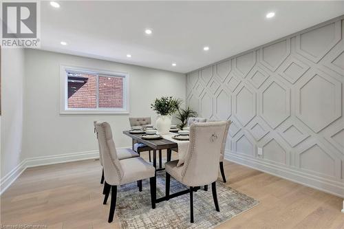 79 Trenholme Crescent, Hamilton, ON - Indoor Photo Showing Dining Room