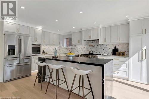 79 Trenholme Crescent, Hamilton, ON - Indoor Photo Showing Kitchen With Upgraded Kitchen