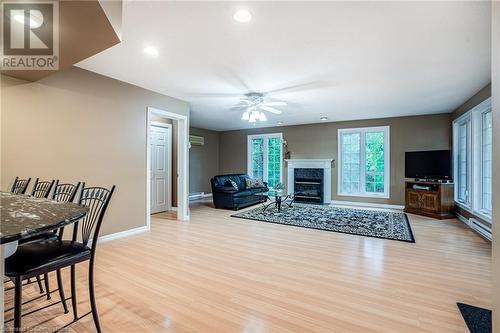 16 Durham Road, Stoney Creek, ON - Indoor Photo Showing Living Room With Fireplace