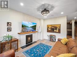 Living room in upper unit (2nd flr). - 