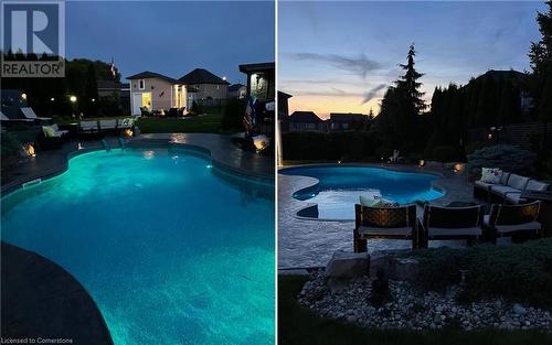 34 Penfold Court, Mount Hope, ON - Outdoor With In Ground Pool With Backyard