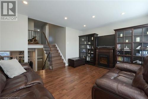 19 Wikander Way, Brampton, ON - Indoor Photo Showing Living Room With Fireplace