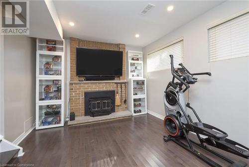 19 Wikander Way, Brampton, ON - Indoor Photo Showing Gym Room With Fireplace