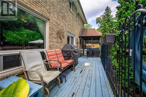 62 Bridlewood Drive, Dundas, ON - Outdoor With Deck Patio Veranda With Exterior