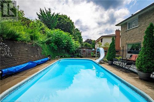 62 Bridlewood Drive, Dundas, ON - Outdoor With In Ground Pool With Backyard