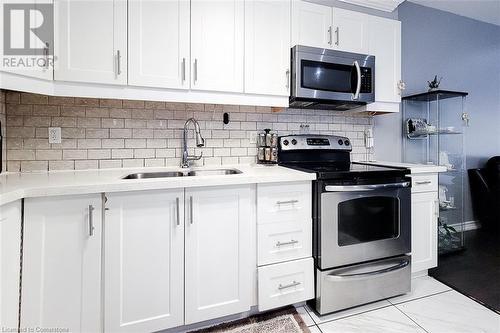 313 Fennell Avenue E, Hamilton, ON - Indoor Photo Showing Kitchen With Double Sink