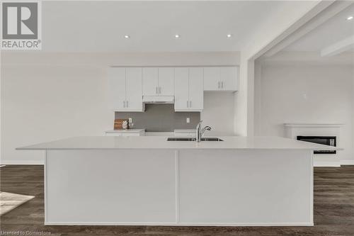 187 Wilson Street W Unit# 19, Ancaster, ON - Indoor Photo Showing Kitchen With Double Sink