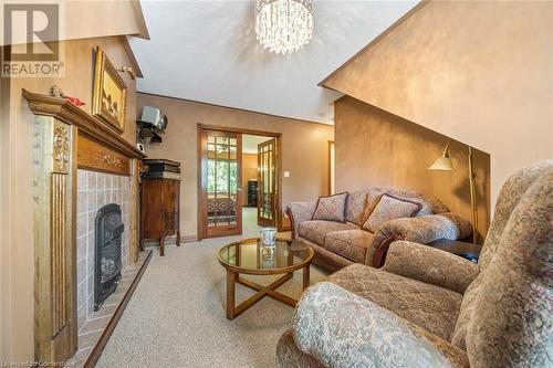 1216 Falgarwood Drive, Oakville, ON - Indoor Photo Showing Living Room With Fireplace