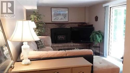 1216 Falgarwood Drive, Oakville, ON - Indoor Photo Showing Living Room With Fireplace