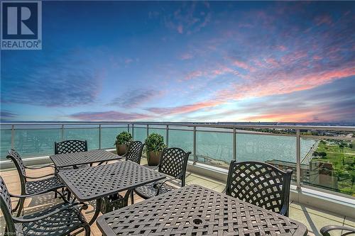 360 Pearl Street Unit# 803, Burlington, ON - Outdoor With Body Of Water With Deck Patio Veranda With View