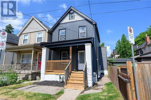 55 Douglas Avenue, Hamilton, ON - Outdoor With Deck Patio Veranda With Facade