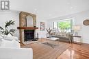 Entertainers Dream - 46 Glenvale Boulevard, Brampton, ON  - Indoor Photo Showing Living Room With Fireplace 